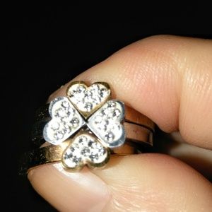 White gold ring